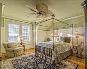 bedroom with nice interior design